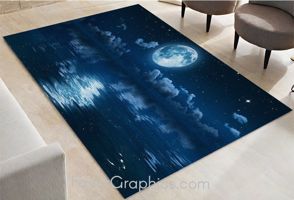 Full Moon Home Bedroom Decor Rug Carpet Mat