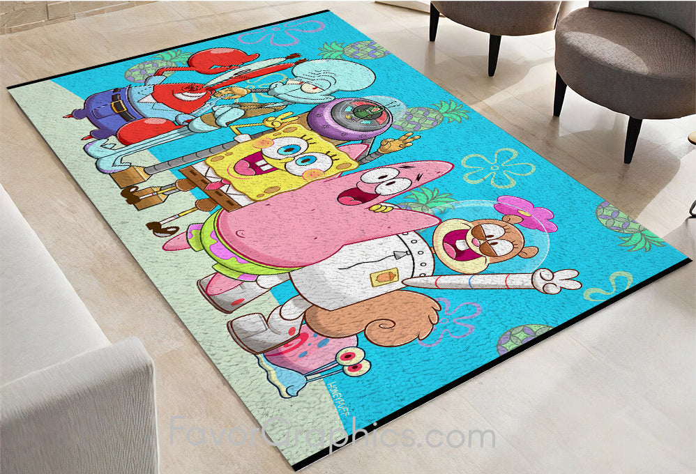 Spongebob Home Bedroom Decor Rug Carpet Mat