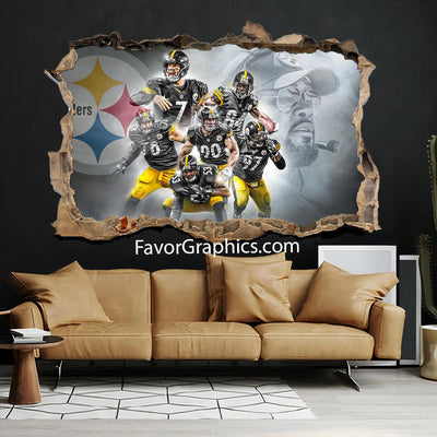 Pittsburgh Steelers Vinyl Wall Art Decal Sticker Poster Print Mural