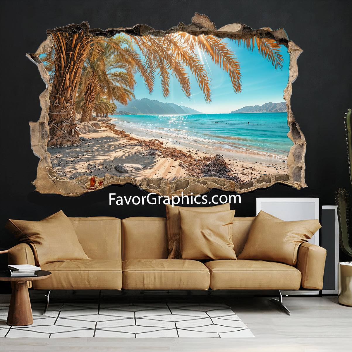 Beach Vinyl Wall Art Decal Sticker Poster Print Mural