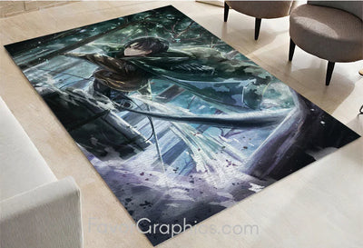 Levi Ackerman Home Bedroom Decor Rug Carpet Mat