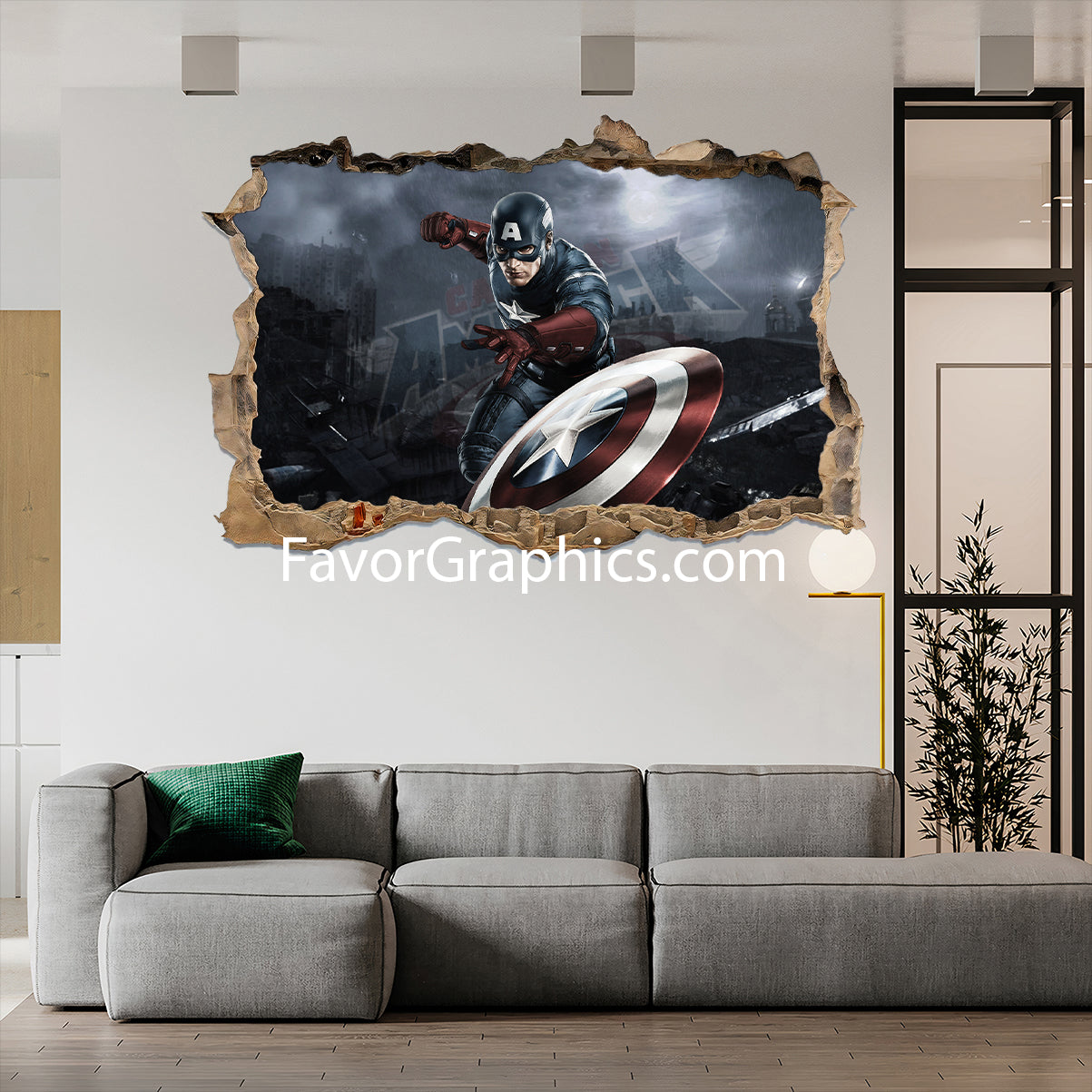 Captain America Vinyl Wall Art Decal Sticker Poster Print Mural