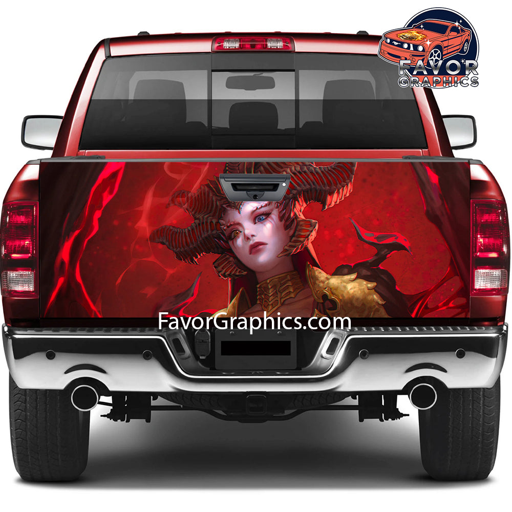 Lilith (Diablo) Tailgate Wraps For Trucks SUV Vinyl Wrap