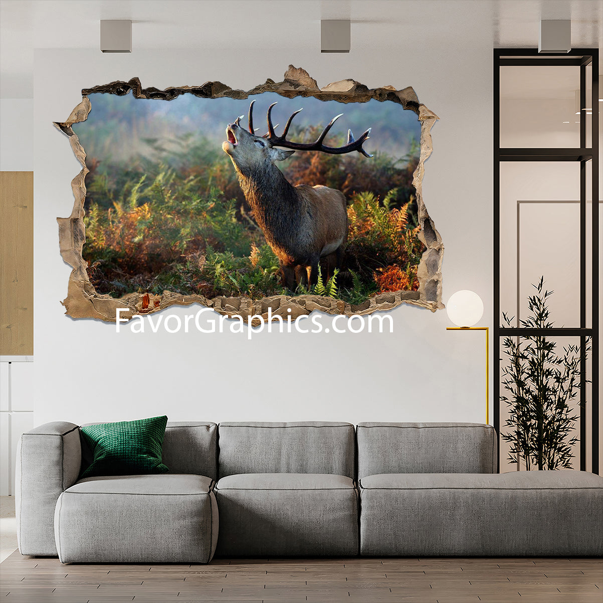 Deer Vinyl Wall Art Decal Sticker Poster Print Mural