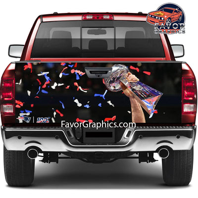 New England Patriots Tailgate Wraps For Trucks SUV Vinyl Wrap