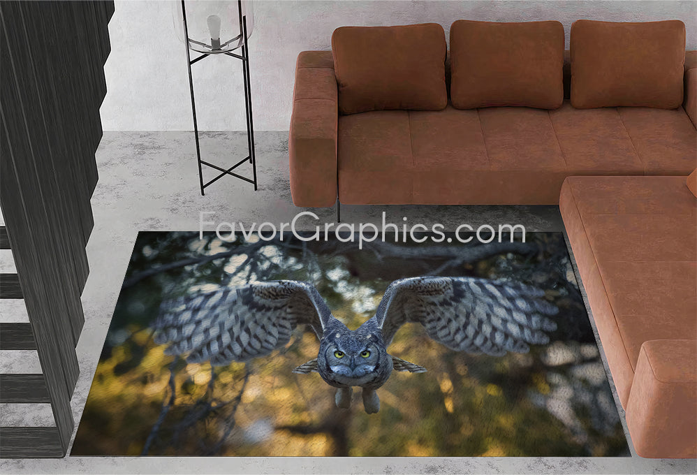 Owl Home Bedroom Decor Rug Carpet Mat