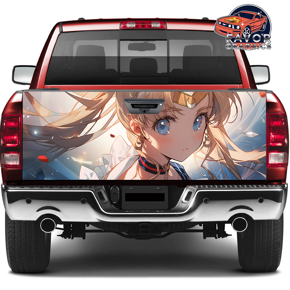 Sailor Moon Tailgate Wraps For Trucks SUV Vinyl Wrap