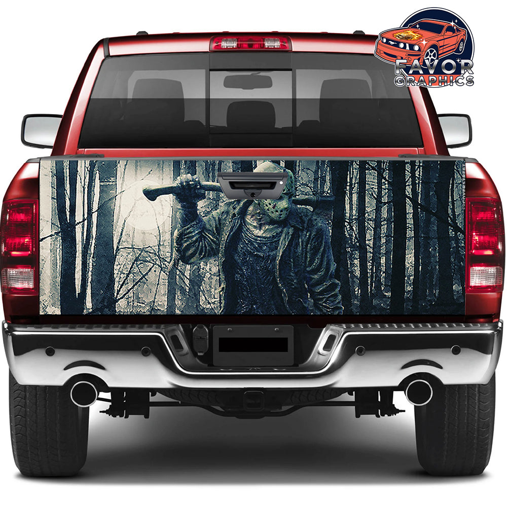 Jason Voorhees Tailgate Wraps For Trucks SUV Vinyl Wrap