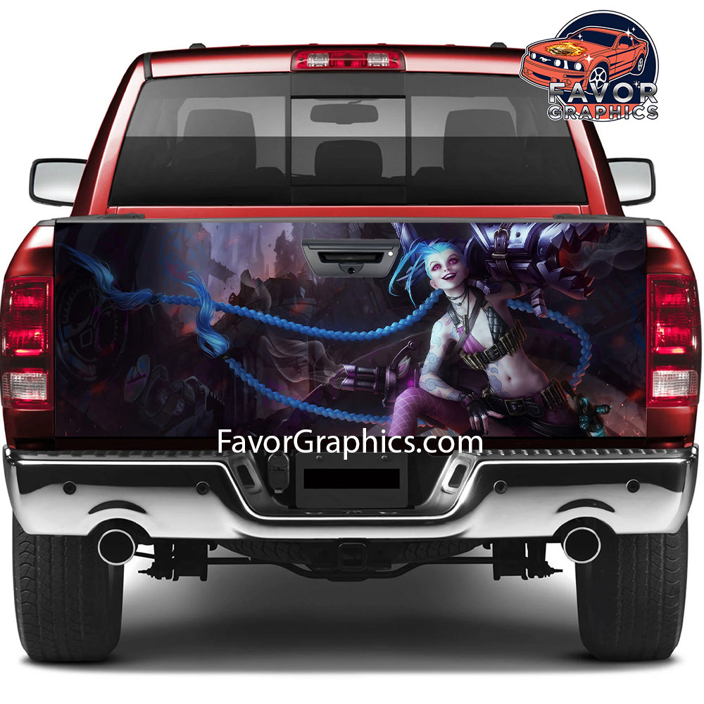 Jinx League Of Legends Tailgate Wraps For Trucks SUV Vinyl Wrap