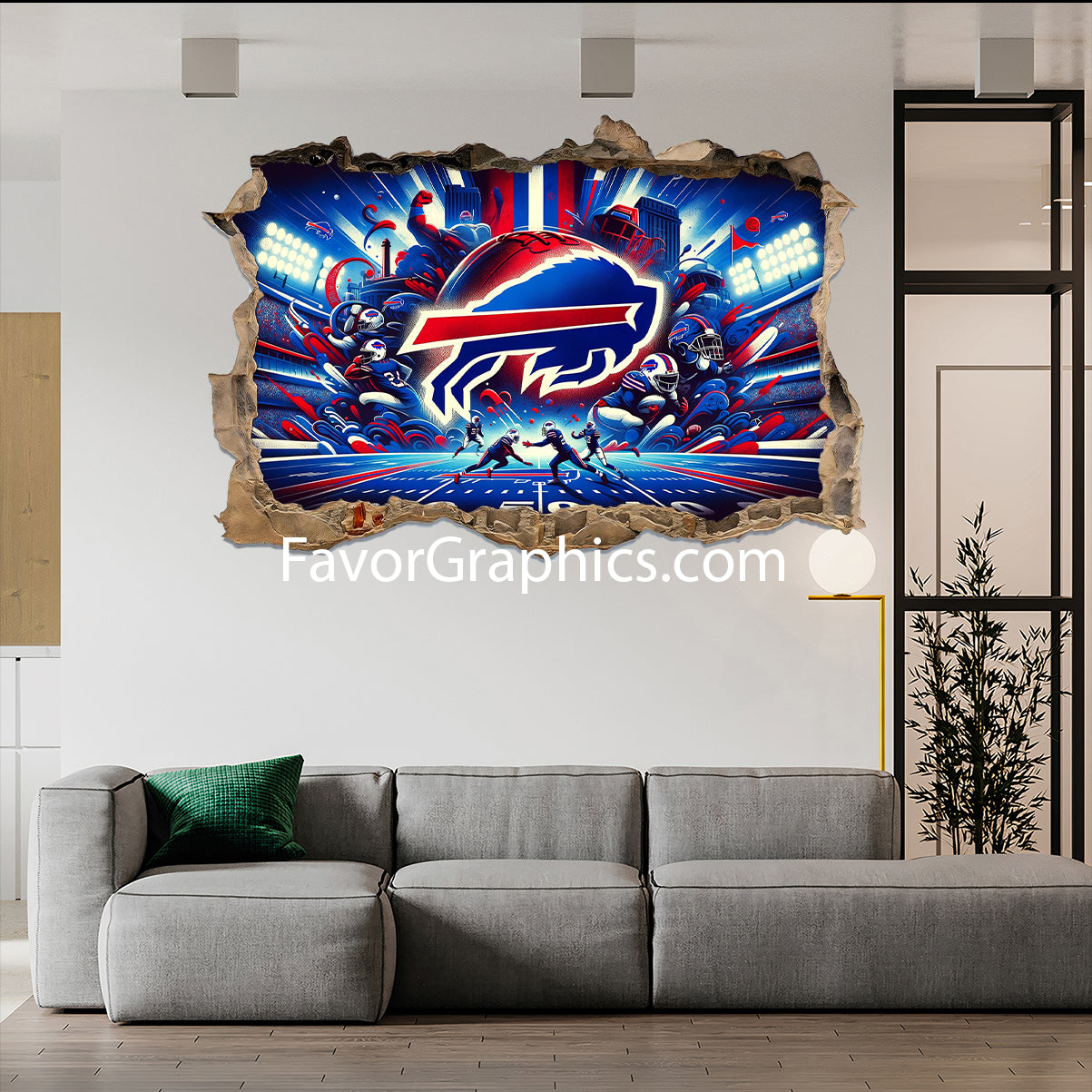 Buffalo Bills Vinyl Wall Art Decal Sticker Poster Print Mural