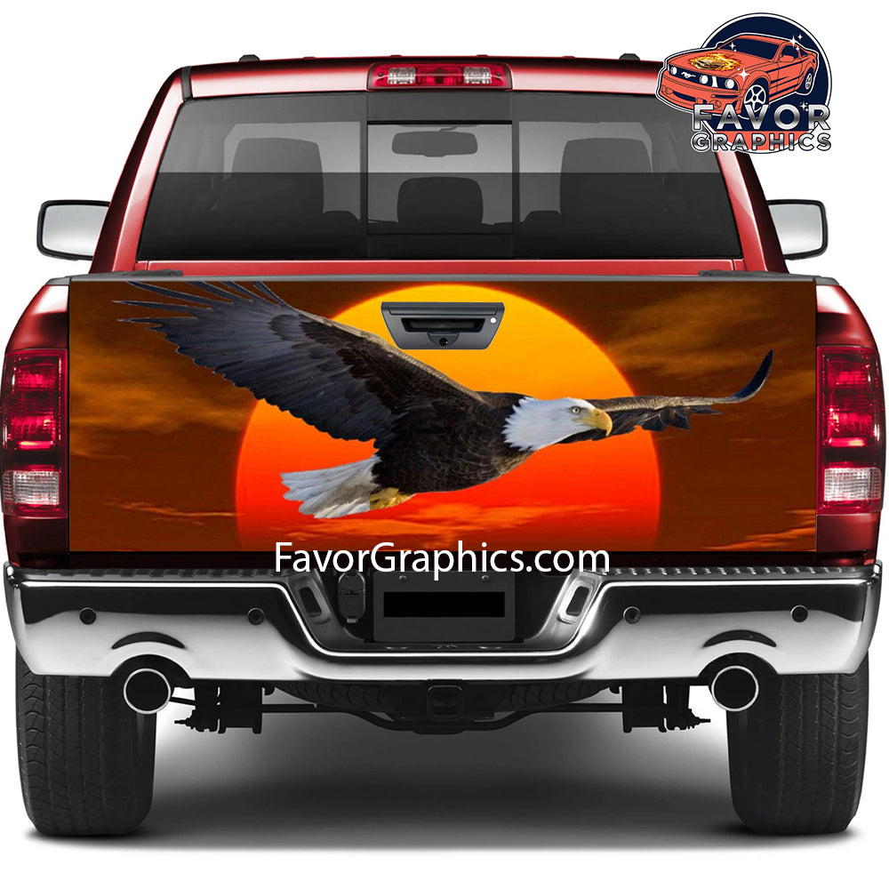 Bald Eagle Tailgate Wraps For Trucks SUV Vinyl Wrap