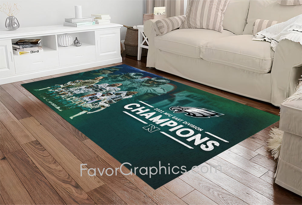 Philadelphia Eagles Home Bedroom Decor Rug Carpet Mat