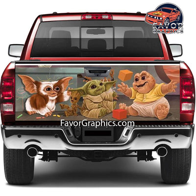 Baby Yoda Tailgate Wraps For Trucks SUV Vinyl Wrap