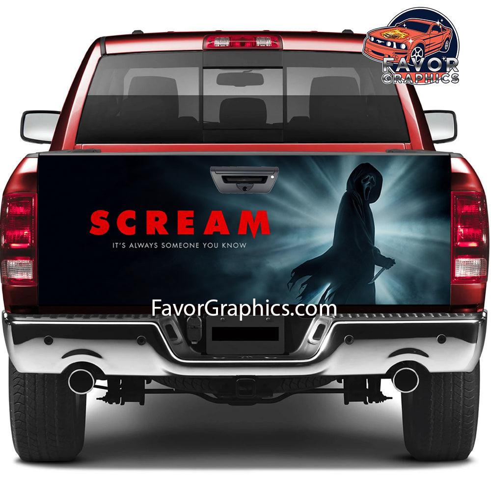 Scream Ghostface Tailgate Wraps For Trucks SUV Vinyl Wrap