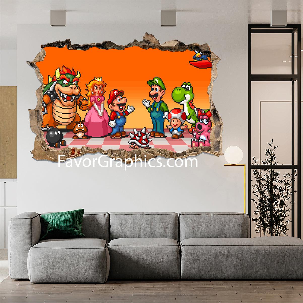 Mario Vinyl Wall Art Decal Sticker Poster Print Mural