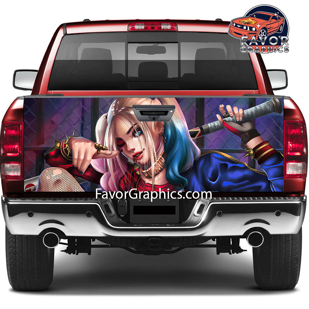 Harley Quinn Tailgate Wraps For Trucks SUV Vinyl Wrap