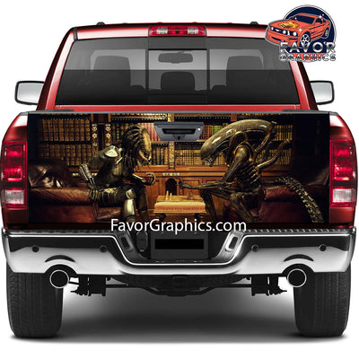 Xenomorph Tailgate Wraps For Trucks SUV Vinyl Wrap