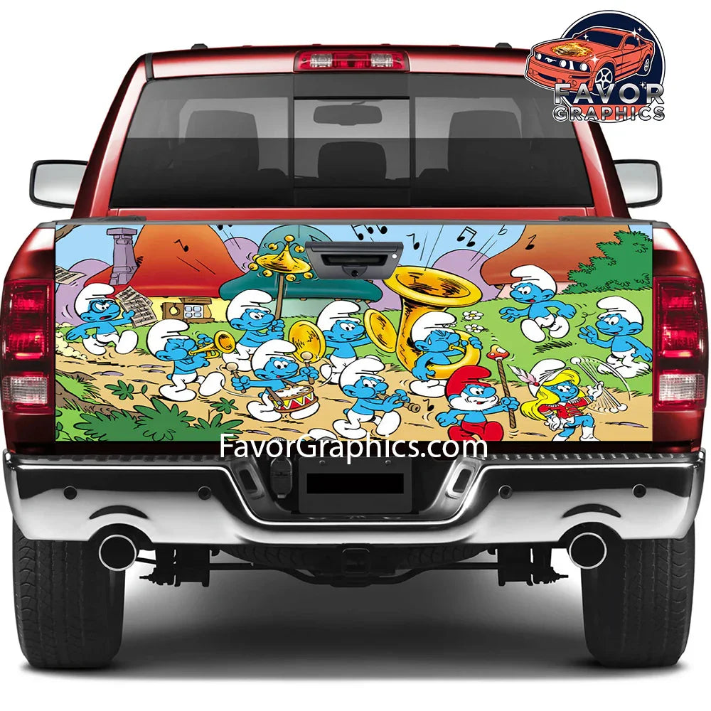 The Smurfs Tailgate Wraps For Trucks SUV Vinyl Wrap