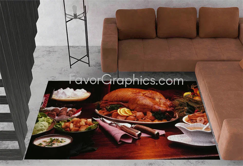Thanksgiving Home Bedroom Decor Rug Carpet Mat