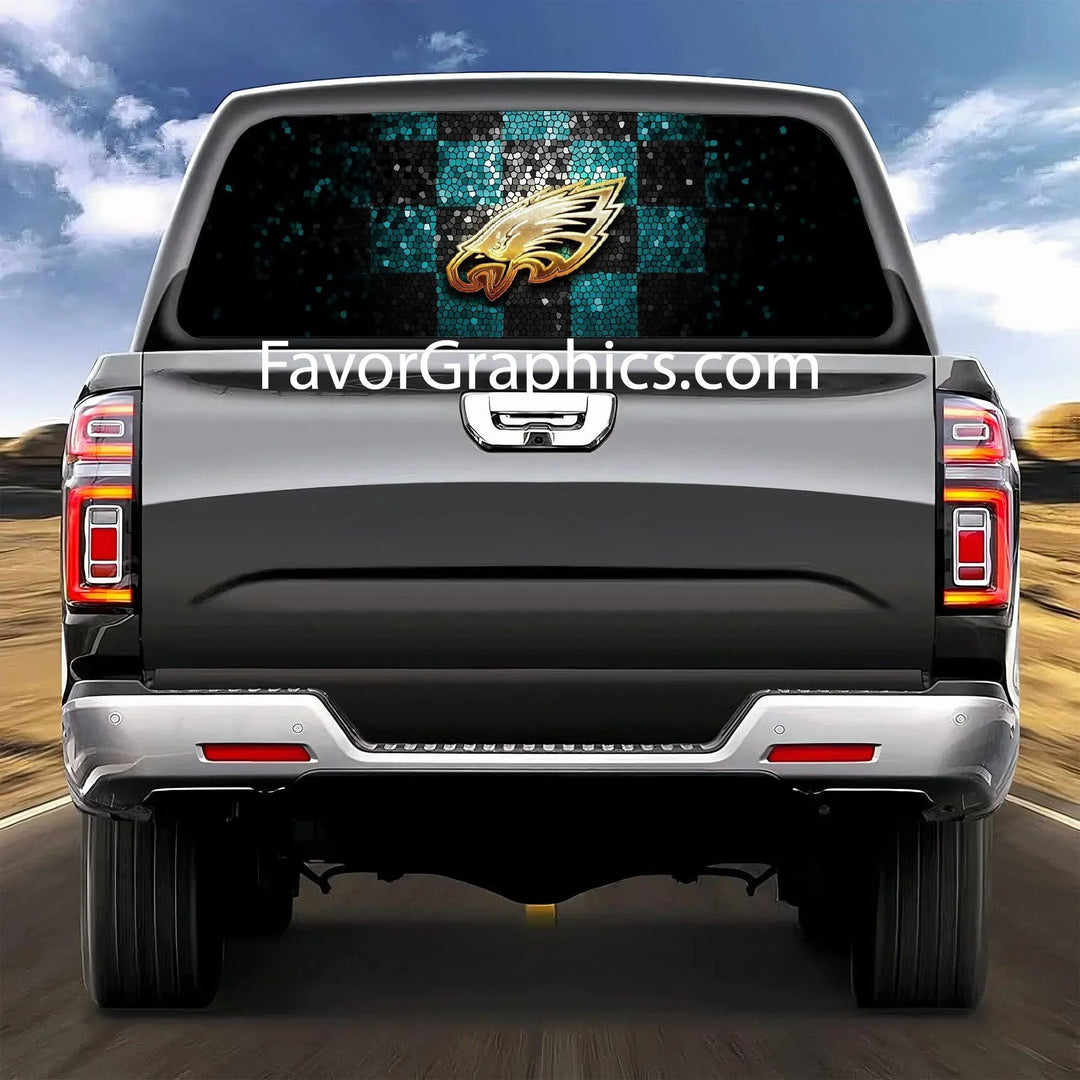 AMERICAN Eagle Patriotic Rear Window Tint Perforated Vinyl Graphic Decal Trucks Cars Campers AMERICAN Eagle Patriotic Rear Window Tint Perforated Vinyl Graphic Decal Trucks Cars Campers