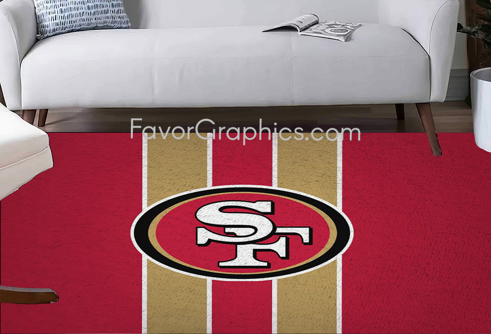 San Francisco 49ers Home Bedroom Decor Rug Carpet Mat