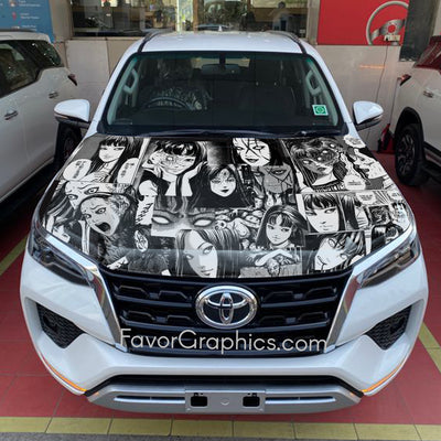 Tomie Kawakami Itasha Car Vinyl Hood Wrap Decal Sticker