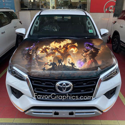 World of Warcraft Itasha Car Vinyl Hood Wrap Decal Sticker