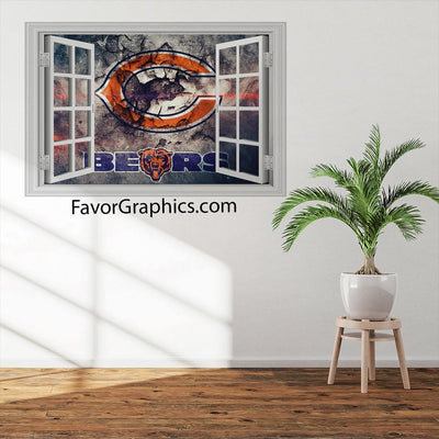 Chicago Bears Vinyl Wall Art Decal Sticker Poster Print Mural