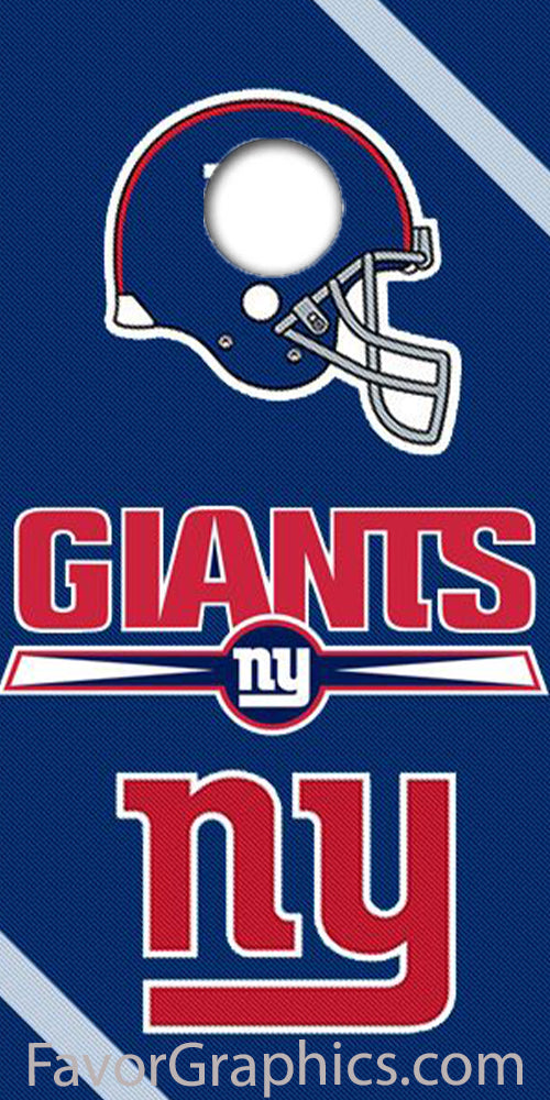 New York Giants Cornhole Wood Board Skin Vinyl Wrap Decal Sticker