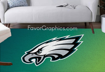 Philadelphia Eagles Home Bedroom Decor Rug Carpet Mat