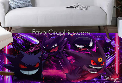 Gengar (Pokemon) Home Bedroom Decor Rug Carpet Mat