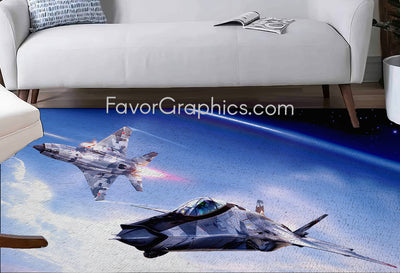 Military Aircraft Home Bedroom Decor Rug Carpet Mat