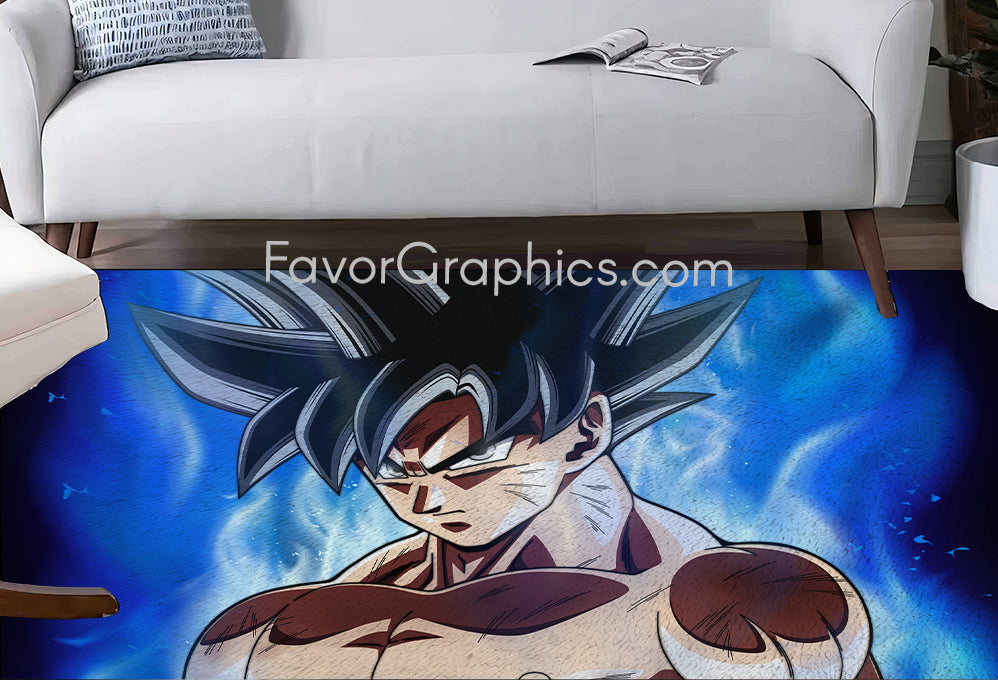 Ultra Instinct Goku Home Bedroom Decor Rug Carpet Mat