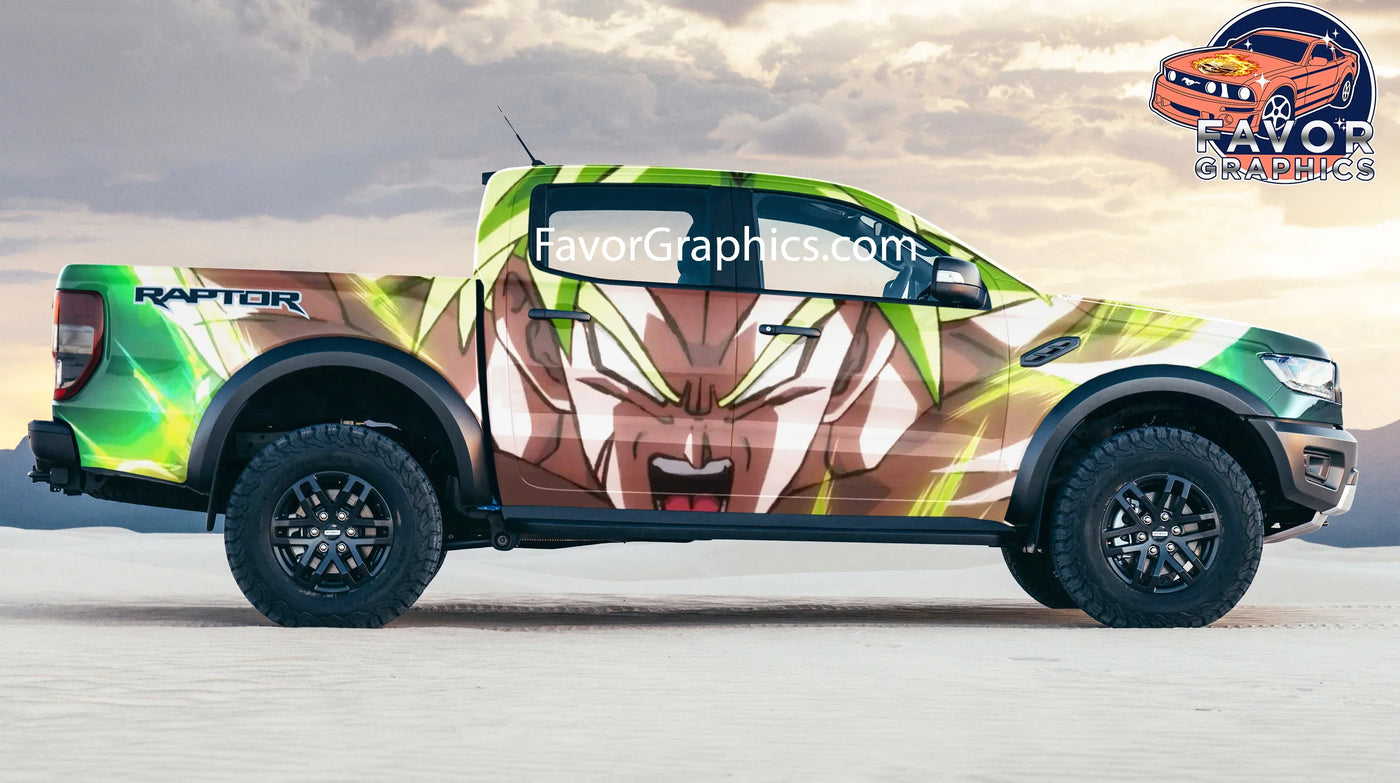 Broly Itasha Full Car Vinyl Wrap Decal Sticker