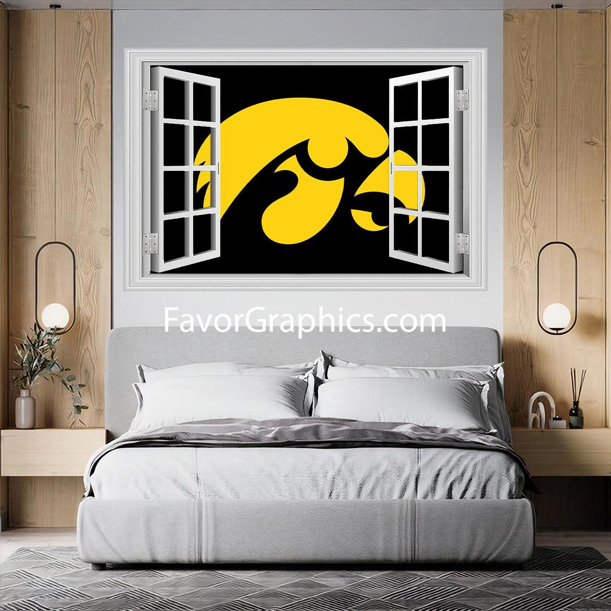 Iowa Hawkeyes Vinyl Wall Art Decal Sticker Poster Print Mural