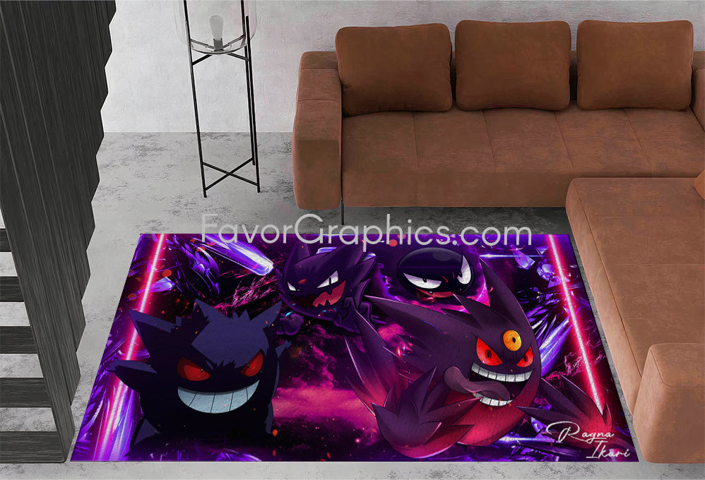 Gengar (Pokemon) Home Bedroom Decor Rug Carpet Mat