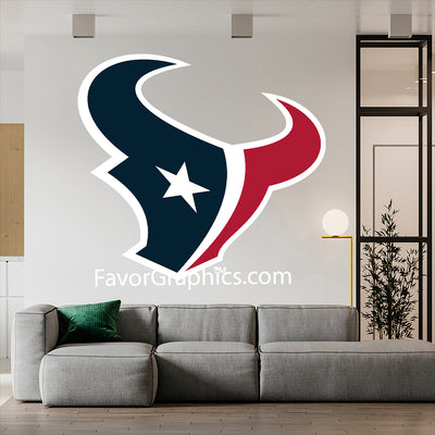 Houston Texans Home Room Wall Vinyl Decal Sticker Mural Poster