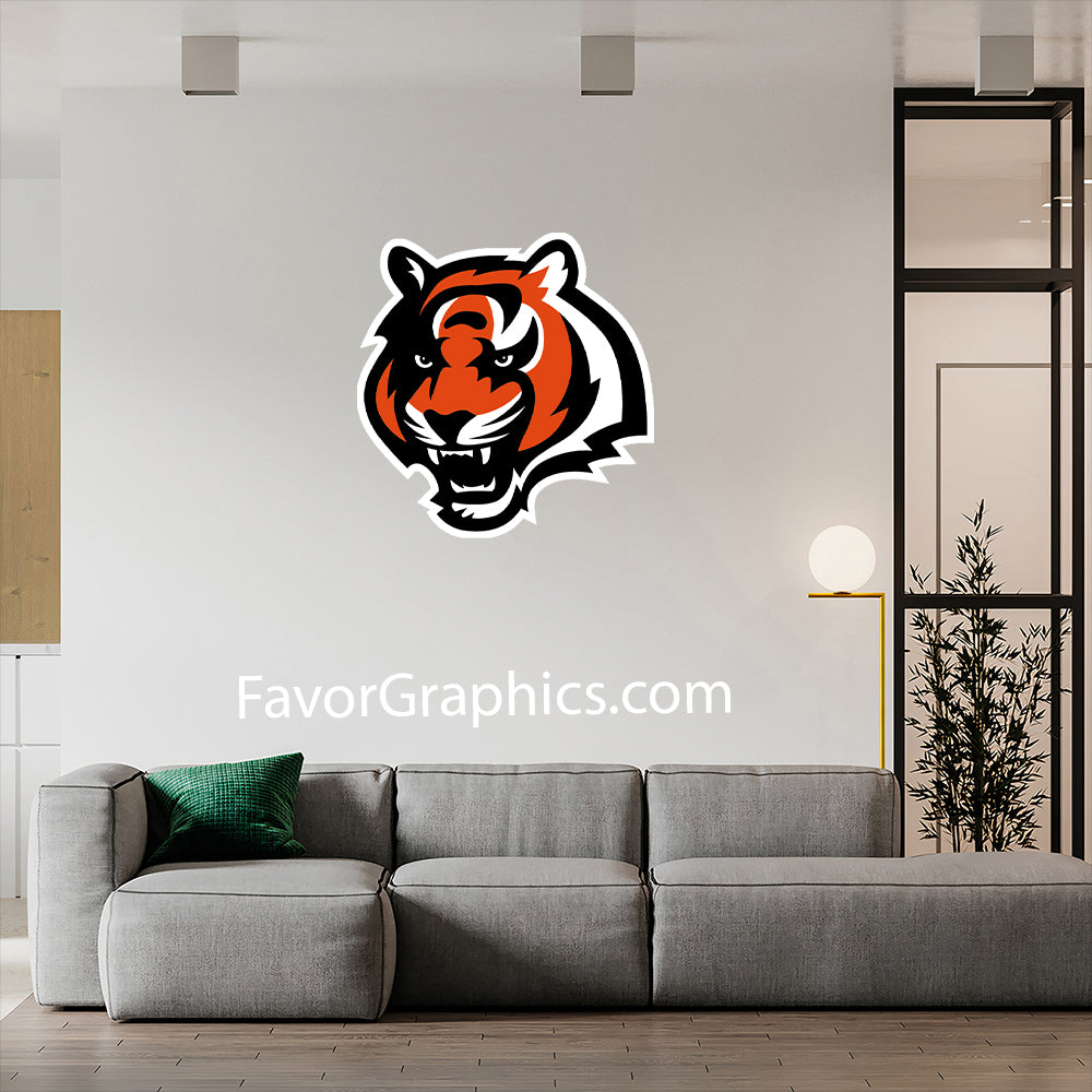 Cincinnati Bengals Home Room Wall Vinyl Decal Sticker Mural Poster