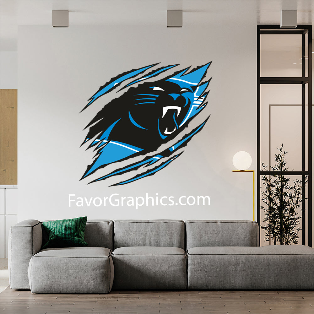 Carolina Panthers Home Room Wall Vinyl Decal Sticker Mural Poster