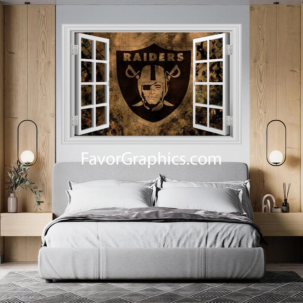 Las Vegas Raiders Vinyl Wall Art Decal Sticker Poster Print Mural