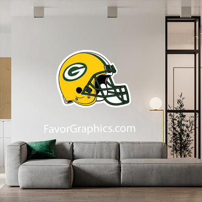 Green Bay Packers Home Room Wall Vinyl Decal Sticker Mural Poster