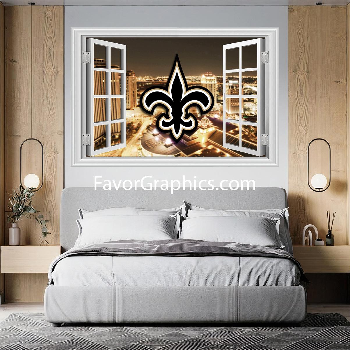 New Orleans Saints Vinyl Wall Art Decal Sticker Poster Print Mural