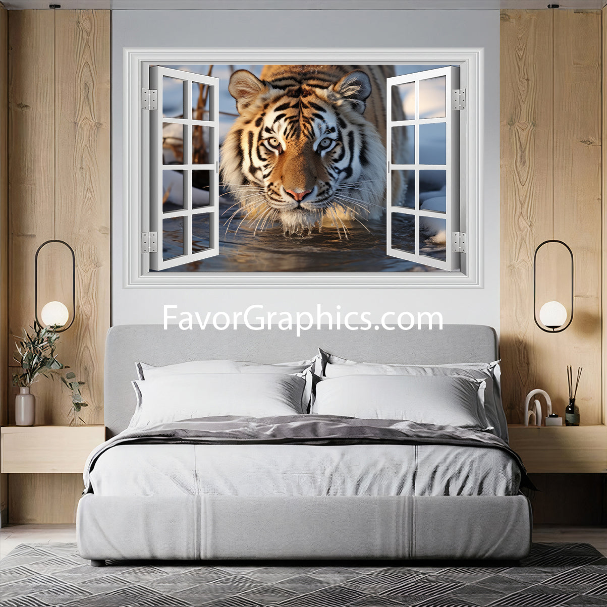 Tiger Vinyl Wall Art Decal Sticker Poster Print Mural