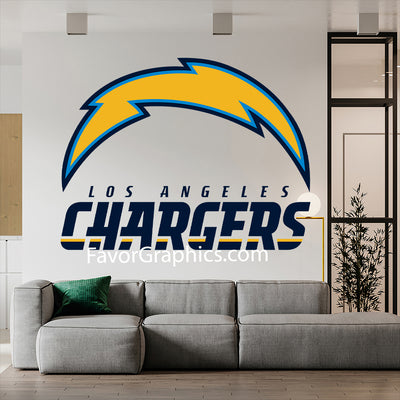 Los Angeles Chargers Home Room Wall Vinyl Decal Sticker Mural Poster