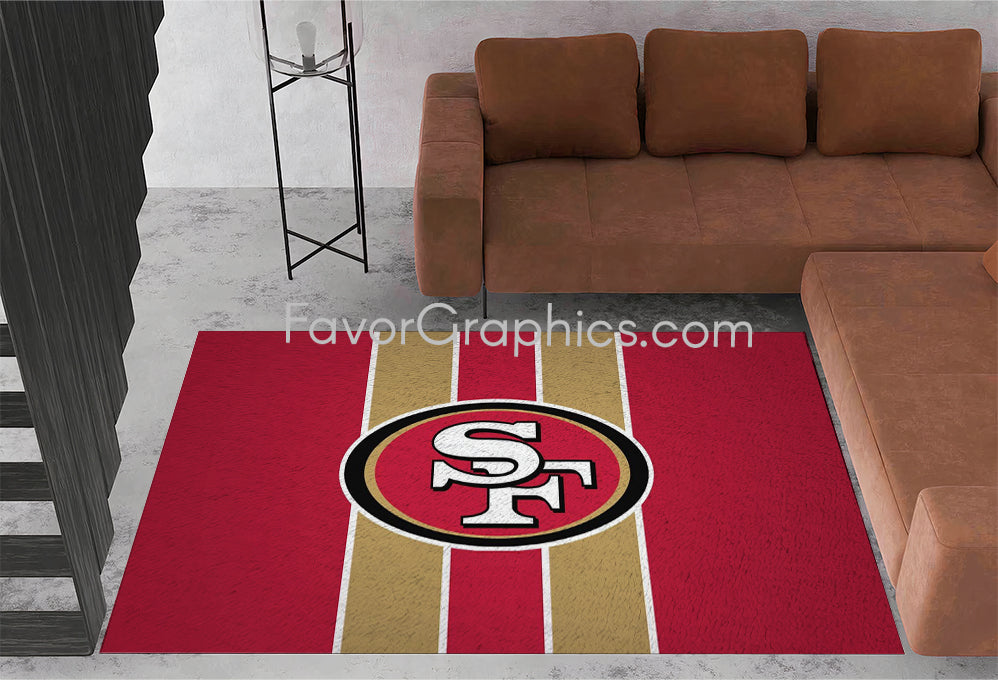 San Francisco 49ers Home Bedroom Decor Rug Carpet Mat