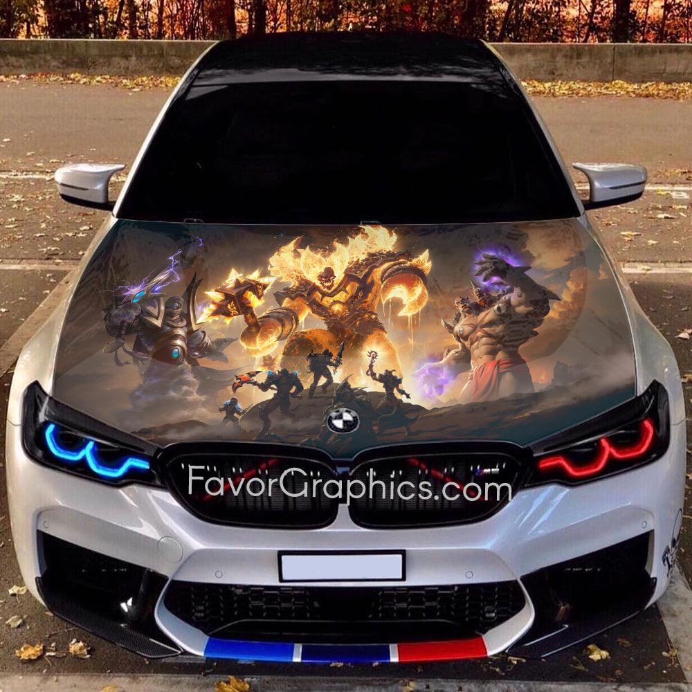 World of Warcraft Itasha Car Vinyl Hood Wrap Decal Sticker