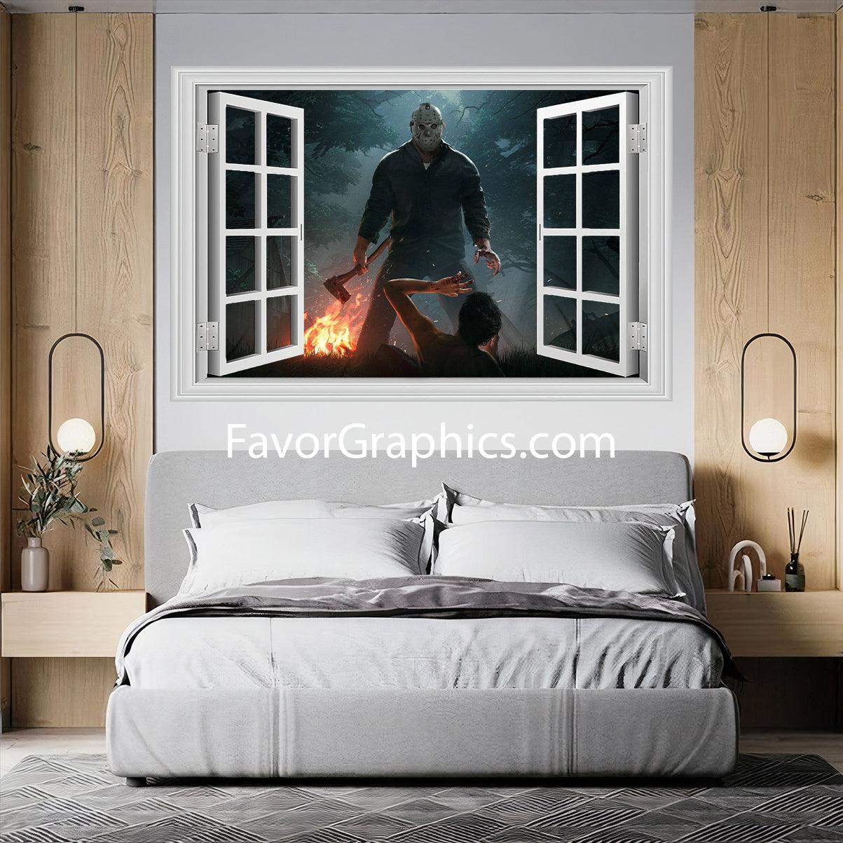 Jason Voorhees Vinyl Wall Art Decal Sticker Poster Print Mural