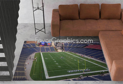 New England Patriots Home Bedroom Decor Rug Carpet Mat