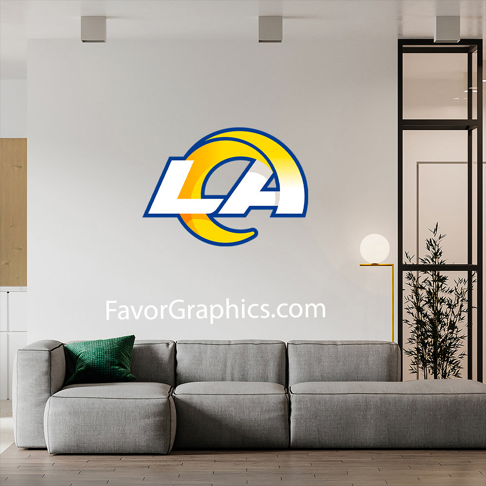 Los Angeles Rams Home Room Wall Vinyl Decal Sticker Mural Poster