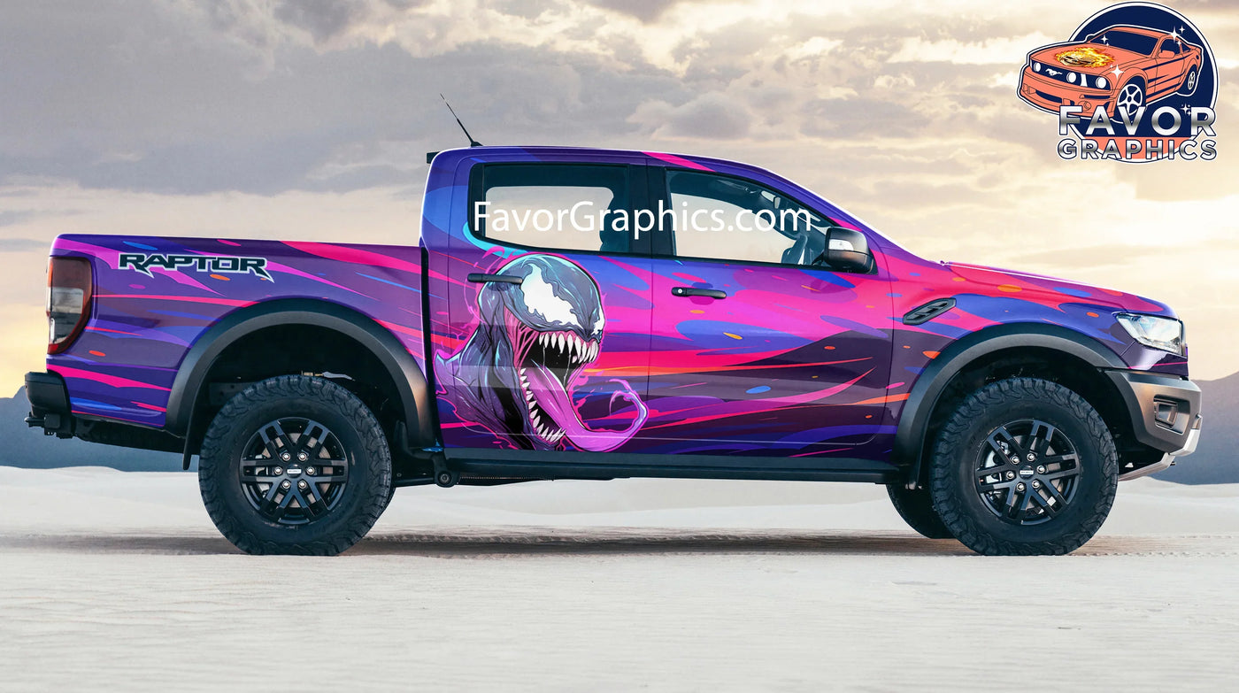 Venom Itasha Full Car Vinyl Wrap Decal Sticker